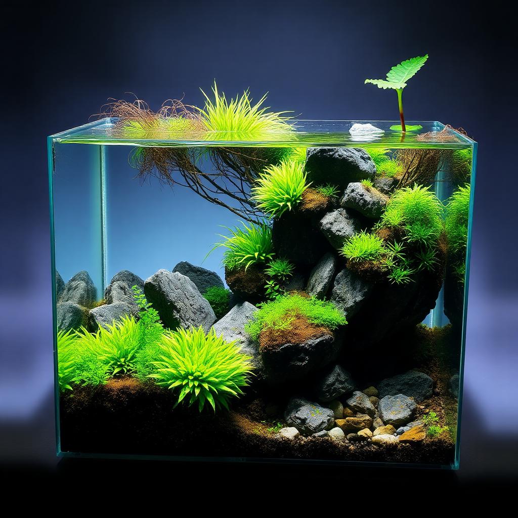 Bespoke aquascape installation by Sai Aquatics